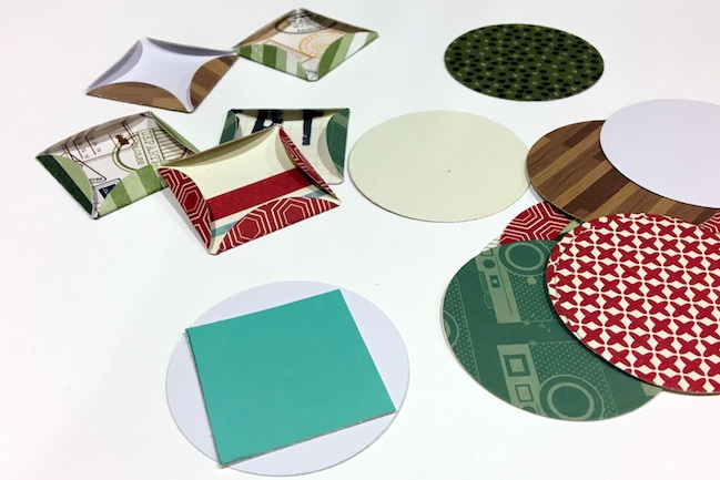 Folding Circle Punches // scrapbook page by Sheena Rowlands