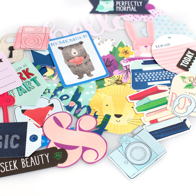 Little By Little scrapbooking collection by Shimelle for American Crafts