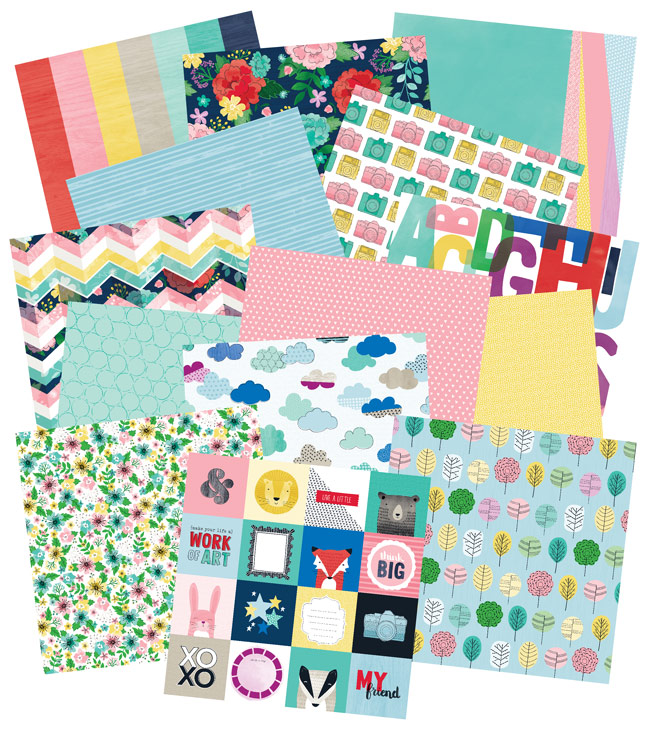 Little By Little scrapbooking collection by Shimelle for American Crafts