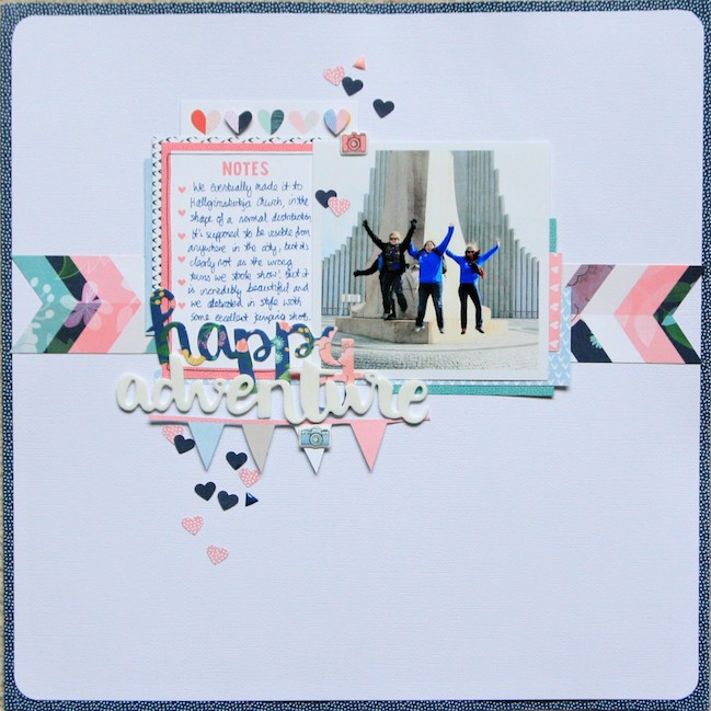 Getting started with Little by Little // scrapbook page by Kirsty Smith