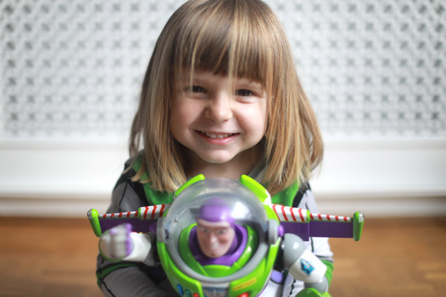 Buzz Lightyear in our house