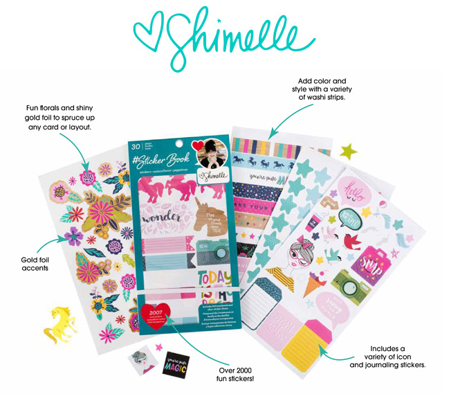 Shimelle Sticker Book from American Crafts