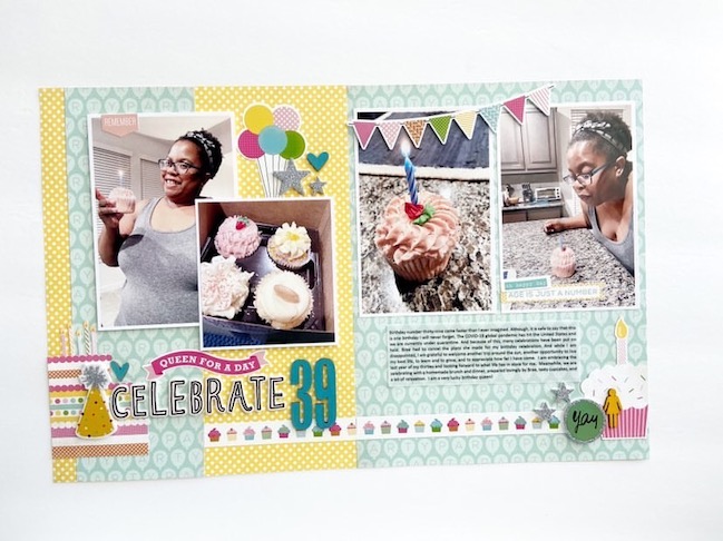 scrapbook page by Victoria Marie Scraps