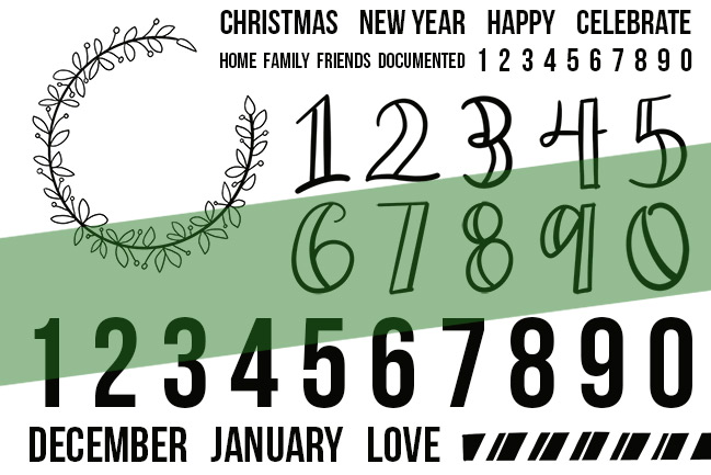 Christmas stamps by Shimelle