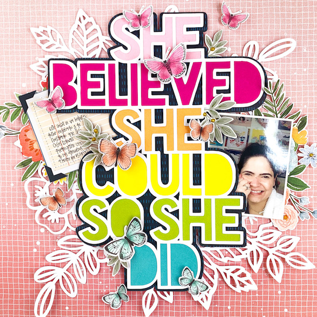 Scrapbook page by Andrea Lake @ shimelle.com