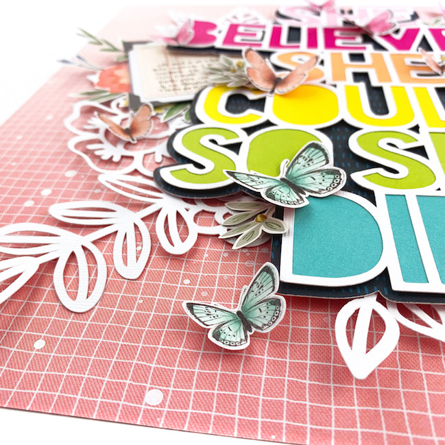 Scrapbooking with a Title Cut File by Andrea Lake @ shimelle.com