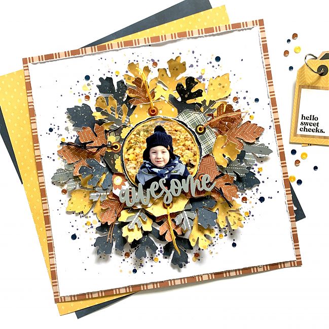 Autumnal Scrapbooking with Rebecca Moore @ shimelle.com