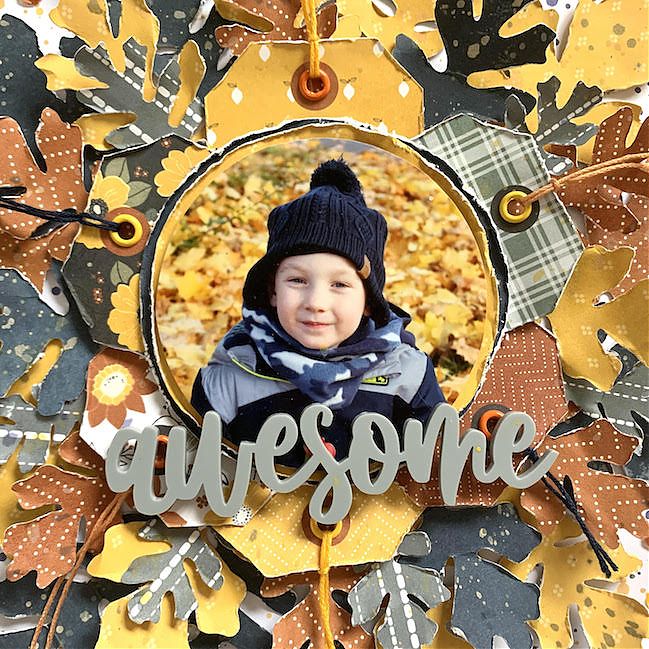 Enjoying Life - Scrapbook Page Title Sticker – Autumn's Crafty Corner