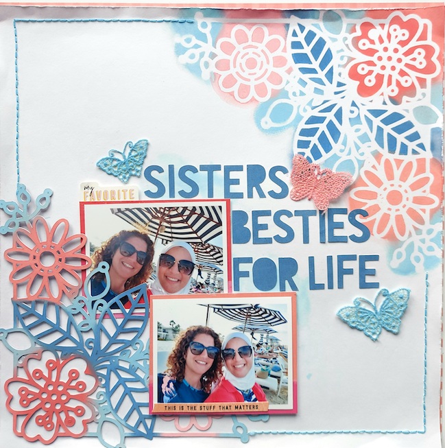 Scrapbooking with Ink and Cut Files with Rasha Badawy @ shimelle.com