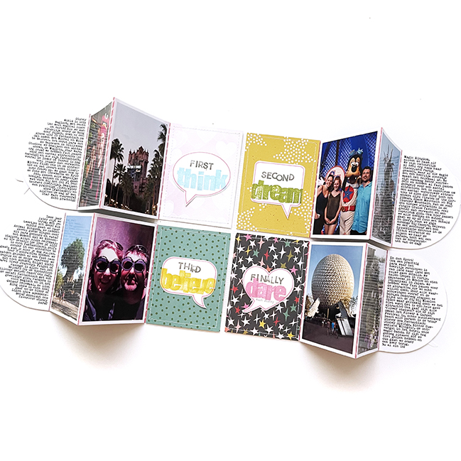 Making a Disney scrapbook travel album with Jennie Rey @ shimelle.com