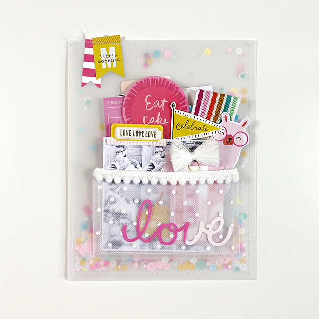 Scrapbooking Papers & Pockets with Danielle Jensen @ shimelle.com