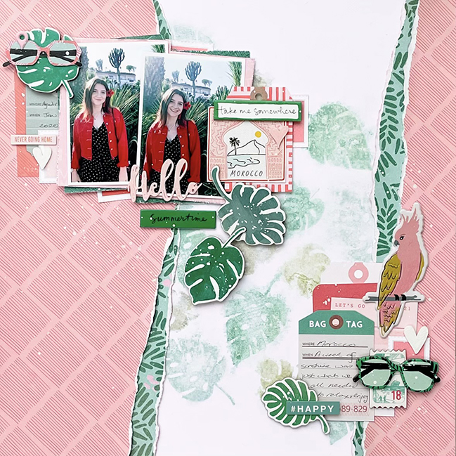 Scrapbooking from the photos with Sheena Rowlands @ shimelle.com