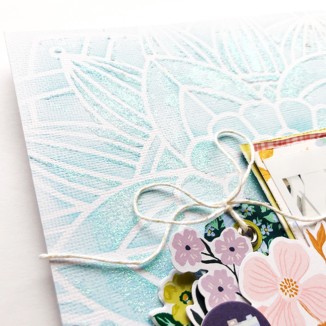 Scrapbooking using Stencils with Brianna Lepper @ shimelle.com