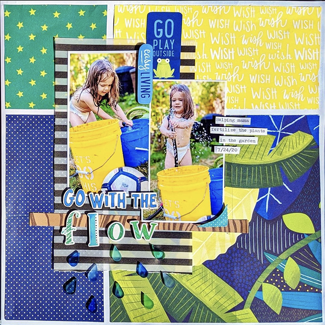 Using symmetry in Scrapbooking with Erika Breslin @ shimelle.com