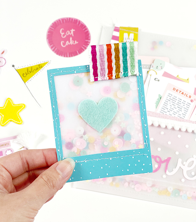 Scrapbooking with Vellum Pockets with Danielle Jensen @ shimelle.com