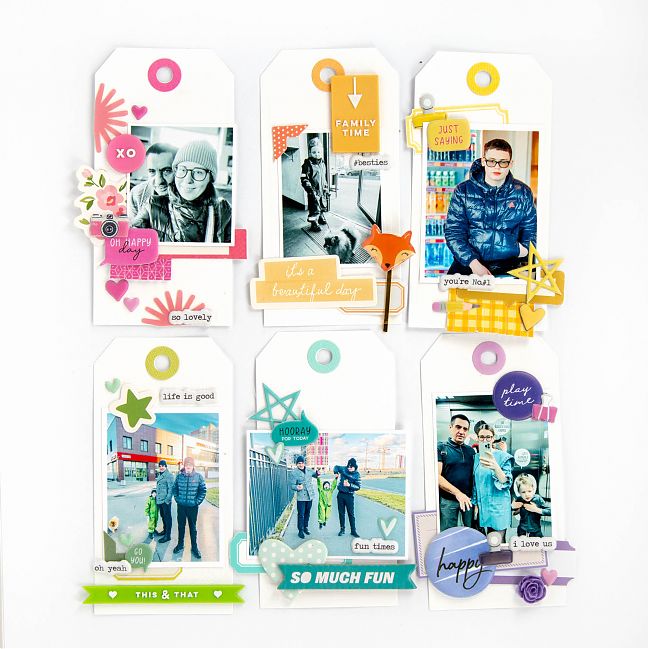 Scrapbooking a mini album with Alena Grinchuk @ shimelle.com