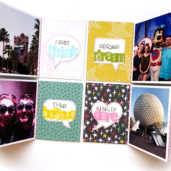 Making a Disney scrapbook travel album with Jennie Rey @ shimelle.com