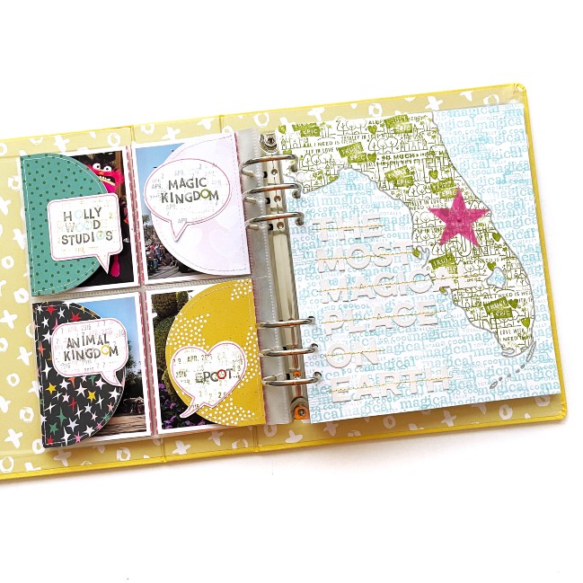 Making a Disney scrapbook travel album with Jennie Rey @ shimelle.com