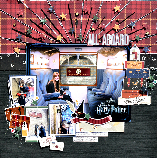 Starburst Scrapbooking Inspiration with Niki Rowland @ shimelle.com