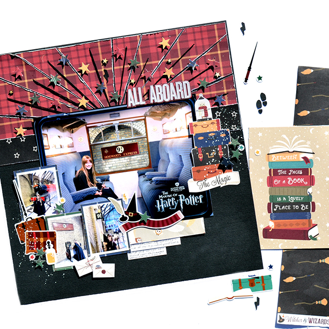 Starburst Scrapbooking Inspiration with Niki Rowland @ shimelle.com