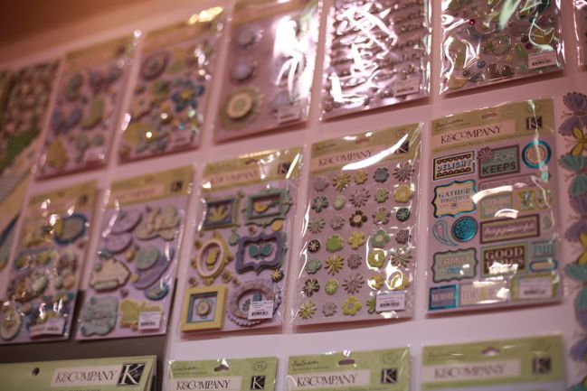 scrapbooking supplies from k & company