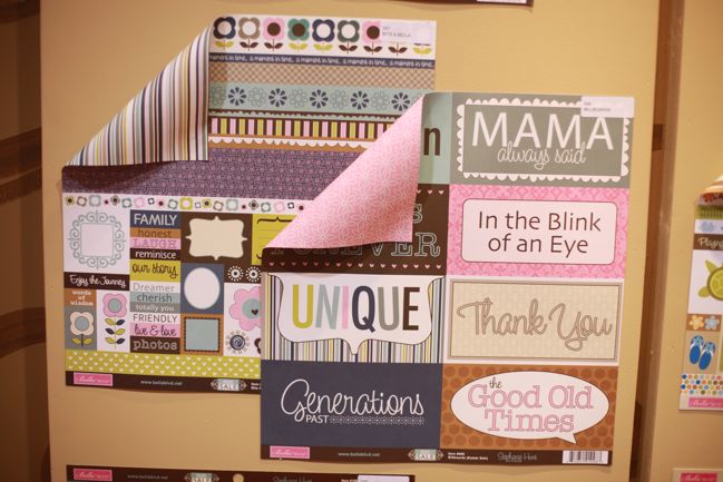 scrapbook supplies from Bella Blvd