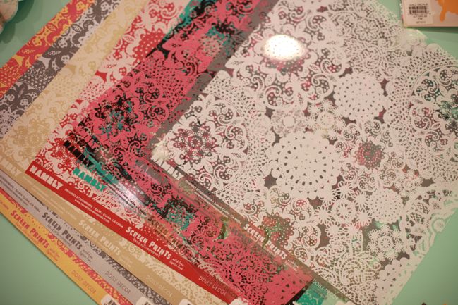 scrapbooking supplies and ideas from Hambly Screen Prints