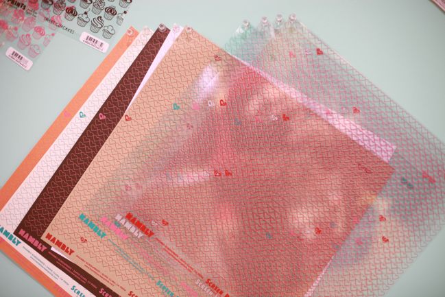 scrapbooking supplies and ideas from Hambly Screen Prints