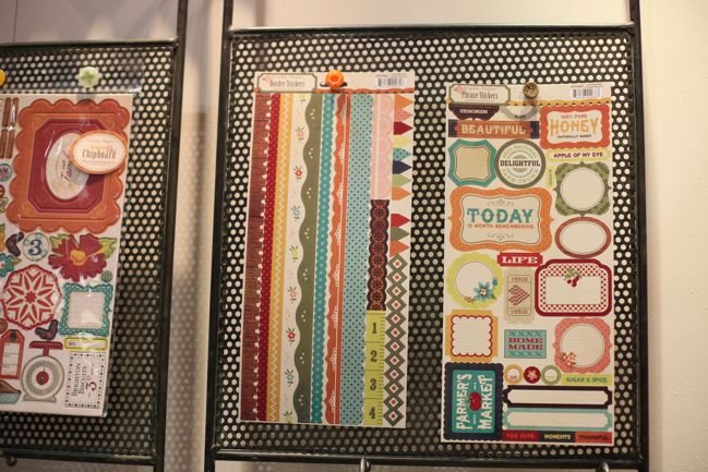 scrapbooking supplies from crate paper