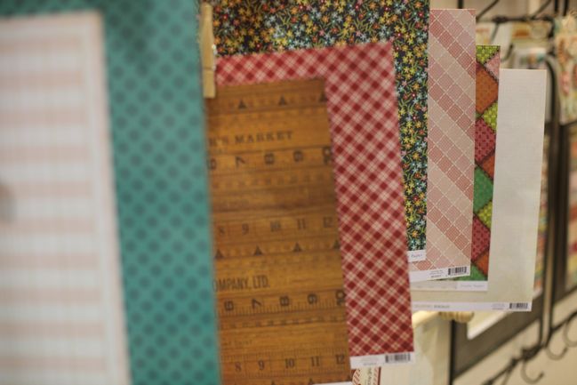 scrapbooking supplies from crate paper
