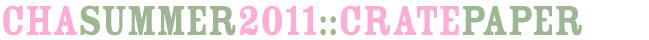 scrapbooking supplies from crate paper