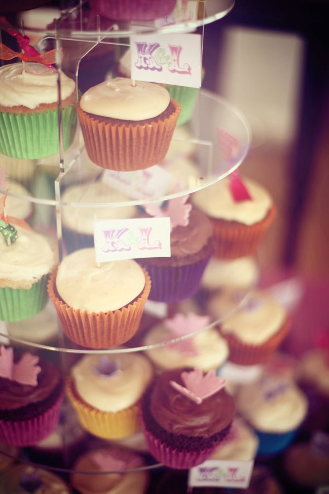 edwards wedding - london, uk - cupcakes