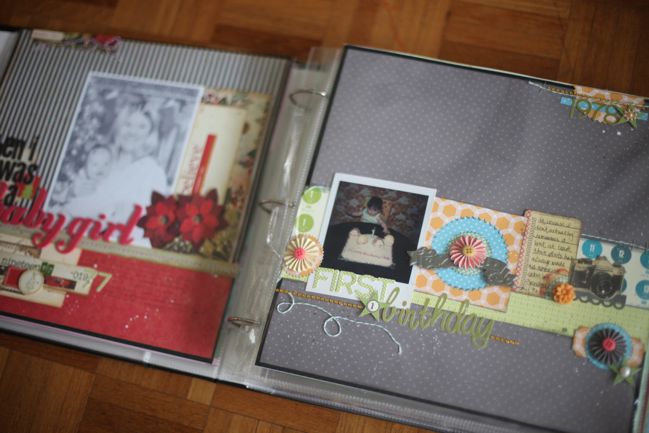 scrapbook organisation :: early years album