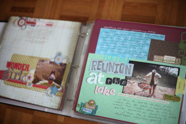 scrapbook organisation :: early years album