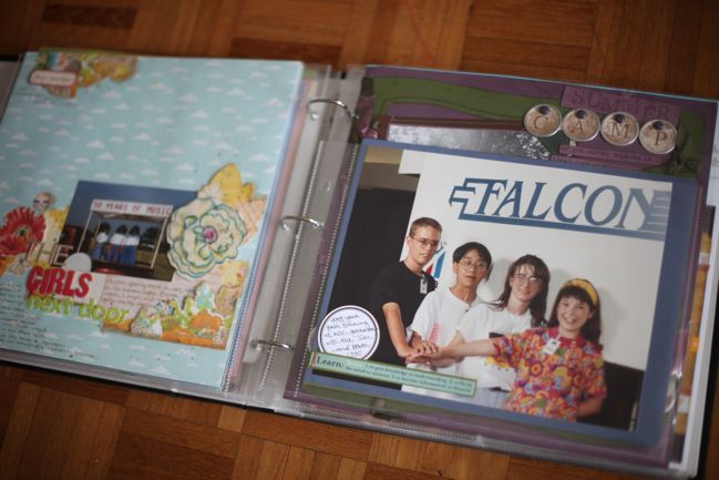 scrapbook organisation :: early years album