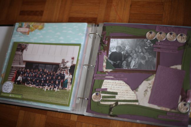 scrapbook organisation :: early years album