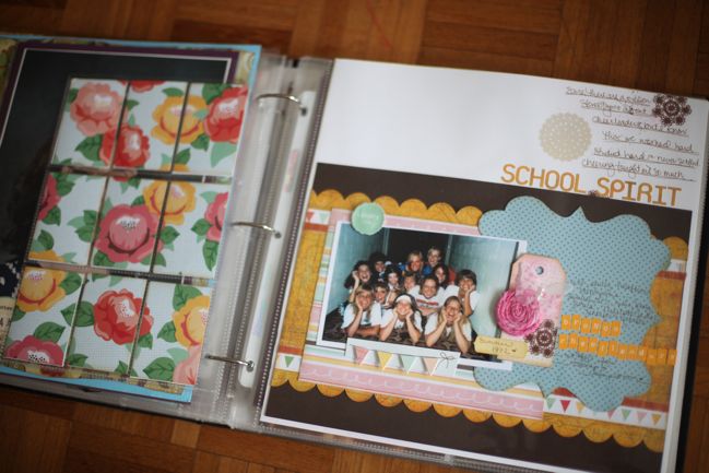 scrapbook organisation :: early years album