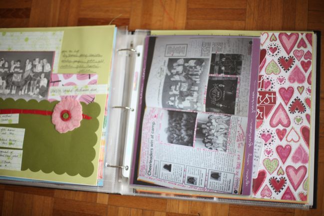 scrapbook organisation :: early years album scrapbook organisation :: early years album
