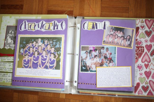 scrapbook organisation :: early years album