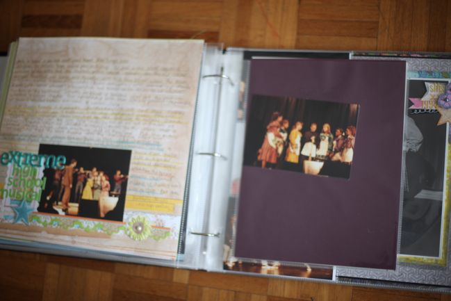 scrapbook organisation :: early years album