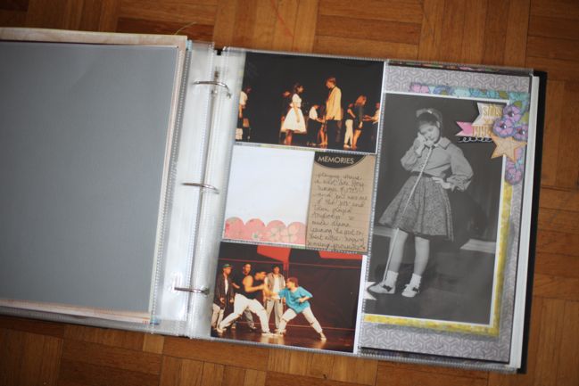 scrapbook organisation :: early years album