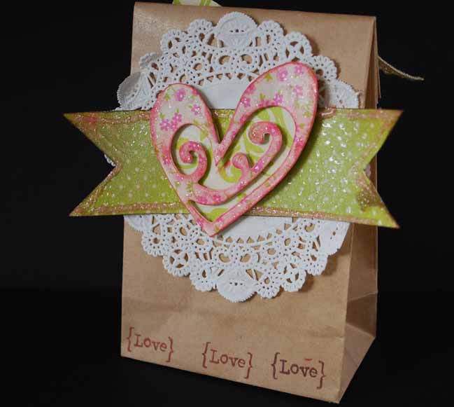 scrapbooking ideas with hearts