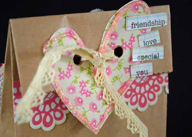 scrapbooking ideas with hearts