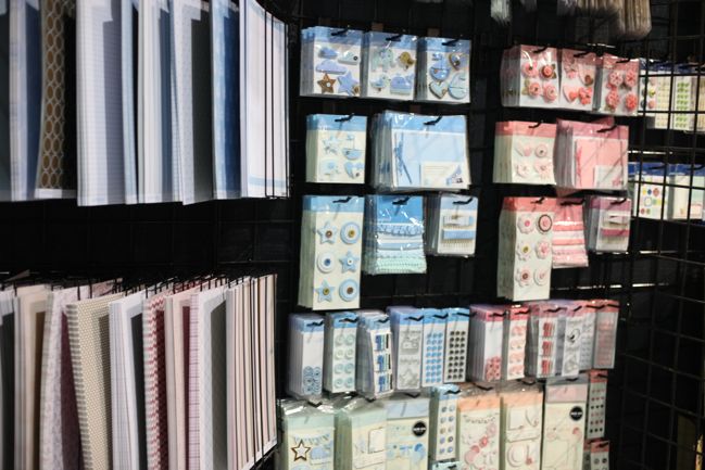 scrapbooking supplies from pebbles