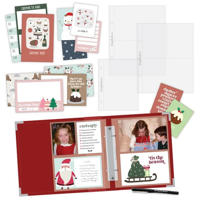 Simple Christmas Scrapbook Kit